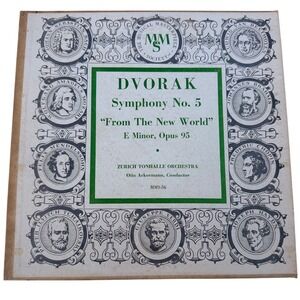 Dvorak Symphony No 5 From The New World Zurich Tonhalle Otto Ackermann MMS-36 LP
